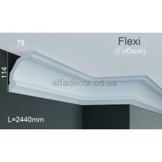 Карниз поліуретановий гнучкий Gaudi Decor P 232 Flexi (2.44м)