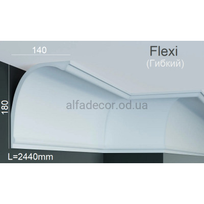 Карниз полиуретановый гибкий Gaudi Decor P 888 Flexi (2.44м) купить в Одессе