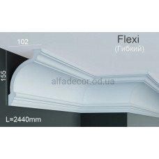 Карниз поліуретановий гнучкий Gaudi Decor P 133 Flexi (2.44м)