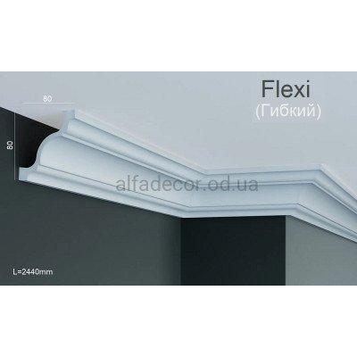 Карниз полиуретановый гибкий Gaudi Decor P 2001 Flexi (2.44м) купить в Одессе