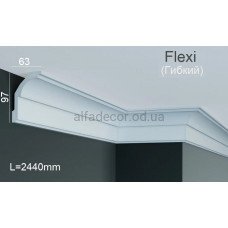 Карниз полиуретановый гибкий Gaudi Decor P 2072 Flexi (2.44м)