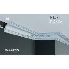 Карниз полиуретановый гибкий Gaudi Decor P 214 Flexi (2.44м)