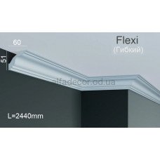 Карниз поліуретановий гнучкий Gaudi Decor P 220 Flexi (2.44м)