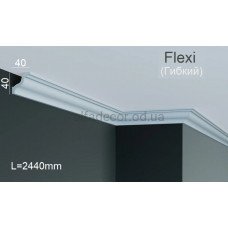 Карниз поліуретановий гнучкий Gaudi Decor P 224 Flexi (2.44м)