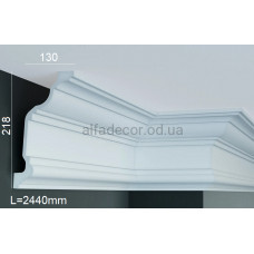 Карниз поліуретановий стельовий Gaudi Decor P 132 (2.44м)