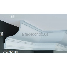 Карниз для підсвічування поліуретановий Gaudi Decor P 2024 (2.44м)