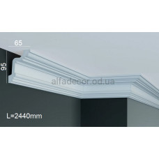 Карниз поліуретановий стельовий Gaudi Decor P 2048 (2.44м)