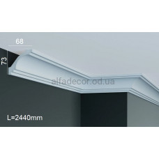 Карниз поліуретановий стельовий Gaudi Decor P 207 (2.44м)