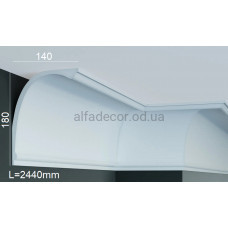Карниз поліуретановий стельовий Gaudi Decor P 888 (2.44м)