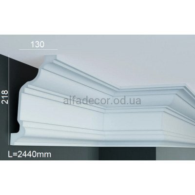 Карниз полиуретановый потолочный Gaudi Decor P 132 (2.44м) купить в Одессе