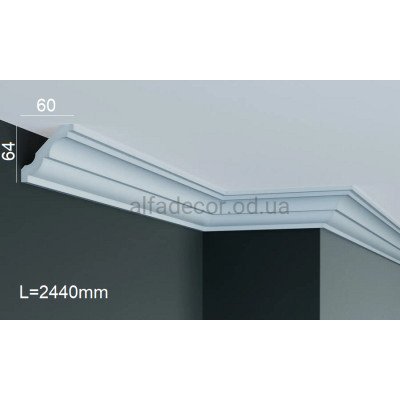 Карниз полиуретановый потолочный Gaudi Decor P 2009 (2.44м) купить в Одессе