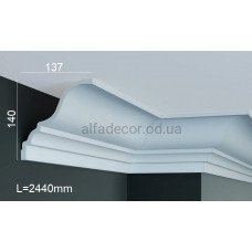 Карниз полиуретановый потолочный Gaudi Decor P 2011 (2.44м)