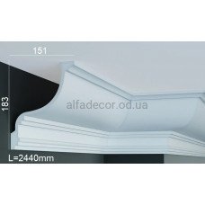 Карниз для підсвічування поліуретановий Gaudi Decor P 2024 (2.44м)