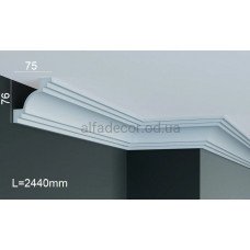 Карниз полиуретановый потолочный Gaudi Decor P 203 (2.44м)