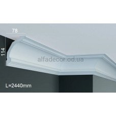Карниз поліуретановий стельовий Gaudi Decor P 232 (2.00м)