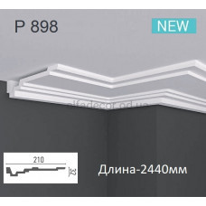 Карниз(молдинг) поліуретановий Caudi Decor P 898 (2.44м) Карниз(молдинг) поліуретановий Caudi Decor P 898 (2.44м)