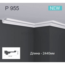 Карниз(молдинг) поліуретановий Gaudi Decor P 955 (2.44м) Карниз(молдинг) поліуретановий Gaudi Decor P 955 (2.44м)