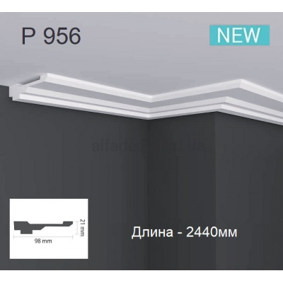 Карниз(молдинг) полиуретановый Gaudi Decor P 956 (2.44м) купить в Одессе
