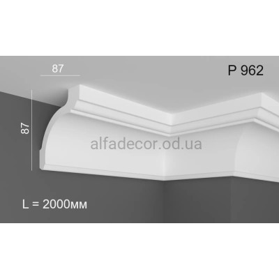Карниз для подсветки полиуретановый Gaudi Decor P 962 купить в Одессе
