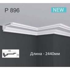 Карниз(молдинг) поліуретановий Gaudi Decor P 896 (2.44м) Карниз(молдинг) поліуретановий Gaudi Decor P 896 (2.44м)