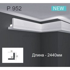 Карниз(молдинг) для підсвічування поліуретановий Gaudi Decor P 952 (2.44м) Карниз(молдинг) для підсвічування поліуретановий Gaudi Decor P 952 (2.44м)