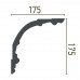 Карниз полиуретановый потолочный Gaudi Decor P 149 (2.44м) купить в Одессе