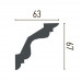 Карниз полиуретановый гибкий Gaudi Decor P 214 Flexi (2.44м) купить в Одессе