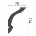 Карниз полиуретановый гибкий Gaudi Decor P 232 Flexi (2.44м) купить в Одессе