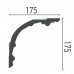 Карниз поліуретановий стельовий Gaudi Decor P 149 (2.44м) купити в Одесі