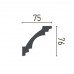 Карниз полиуретановый гибкий Gaudi Decor P 203 Flexi (2.44м) купить в Одессе