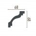 Карниз полиуретановый гибкий Gaudi Decor P 208 Flexi (2.44м) купить в Одессе
