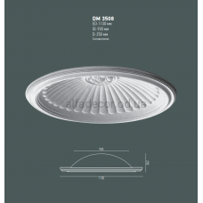 Купол стельовий Gaudi Decor DM 3508