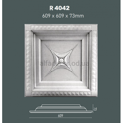 Стельова плитка(кесон) Gaudi Decor R 4042 купити в Одесі