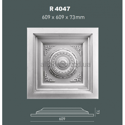 Стельова плитка(кесон) Gaudi Decor R 4047 купити в Одесі