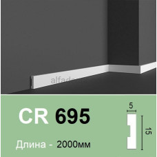 Плинтус(молдинг) полиуретановый Gaudi Decor CR 695 (2.00м)