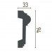 Молдинг поліуретановий гнучкий Gaudi Decor CR 3044 Flexi (2.44м) купити в Одесі