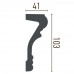 Молдинг поліуретановий гнучкий Gaudi Decor CR 512 Flexi (2.44м) купити в Одесі