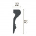 Молдинг поліуретановий гладкий Gaudi Decor CR 516 (2.44м) купити в Одесі
