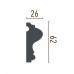 Молдинг гибкий полиуретановый Gaudi Decor CR 689 Flexi (2.44м)   купить в Одессе