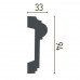 Молдинг полиуретановый гладкий Gaudi Decor CR 3044 (2.44м) купить в Одессе