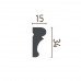 Молдинг полиуретановый гладкий Gaudi Decor CR 3063 (2.44м) купить в Одессе