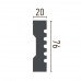 Молдинг полиуретановый гладкий Gaudi Decor CR 3079 (2.44м) купить в Одессе