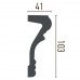 Молдинг поліуретановий гладкий Gaudi Decor CR 512 (2.44м) купити в Одесі
