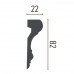 Молдинг полиуретановый гладкий Gaudi Decor CR 516 (2.44м) купить в Одессе