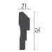 Молдинг полиуретановый гибкий Gaudi Decor CR 639 Flexi (2.44м) купить в Одессе