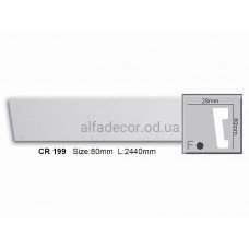 Молдинг поліуретановий гладкий Gaudi Decor CR 199 (2.44м) Молдинг поліуретановий гладкий Gaudi Decor CR 199 (2.44м)