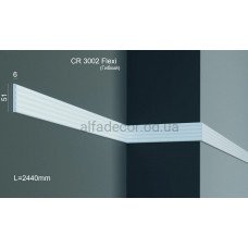 Молдинг полиуретановый гибкий Gaudi Decor CR 3002 Flexi (2.44м)