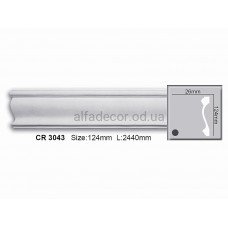 Молдинг поліуретановий гладкий Gaudi Decor CR 3043 (2.44м)