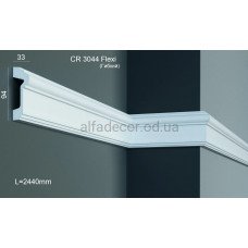Молдинг поліуретановий гнучкий Gaudi Decor CR 3044 Flexi (2.44м)