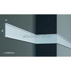 Молдинг поліуретановий гладкий Gaudi Decor CR 3051 (2.44м)